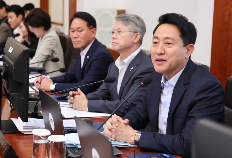 오세훈 "매매·전월세 트리플 상승"…이주비 LTV 70%·장특공제 유지 등 8대 과제 건의