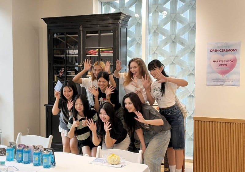 LF 헤지스, 외국인 '틱톡 크루' 2기 출범 "틱톡 보고 명동 왔다"…K패션 알린다
