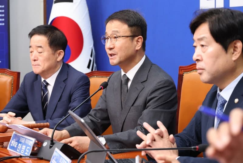 한병도 "홈플러스 사태 청문회 추진…형소법 개정안은 숙의·토론 이어갈 것"