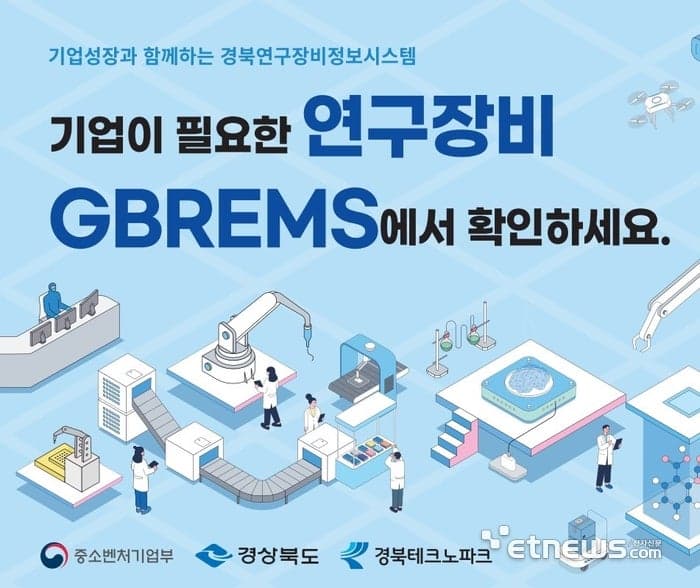 경북도, 5900여 개 연구개발장비 기업·연구자에 개방…공동 활용 활성화 사업 착수