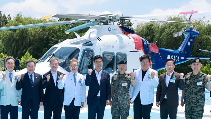 전북 닥터헬기 10주년, 신규 중형헬기 투입으로 '응급의료 강화' 및 1630명 생명 구했다