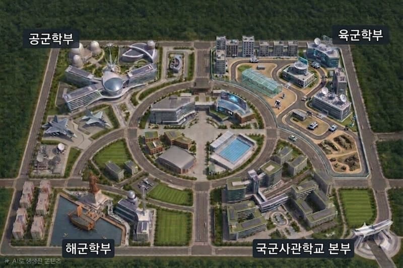 육·해·공 사관학교 통합 '국군사관학교' 대전 자운대 설립 추진