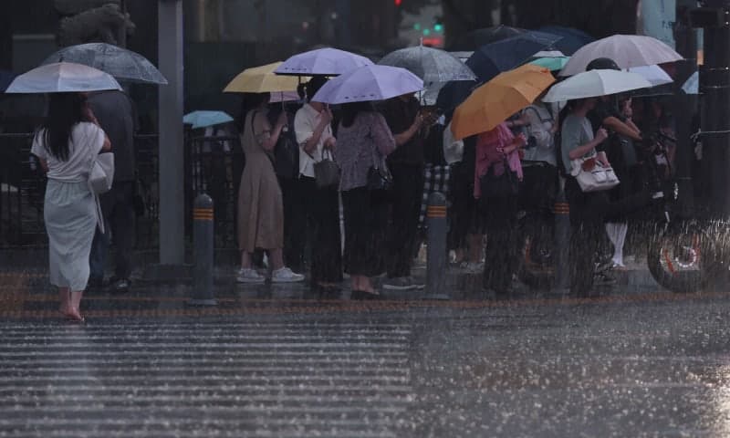주말 수도권 등 중부 극한호우, 300mm 물폭탄 비상