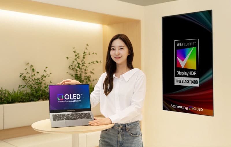 삼성디스플레이, '트루블랙 1400' 노트북용 탠덤 OLED 글로벌 공급 시작