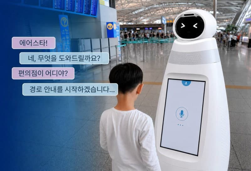 셀바스AI, 인천공항 안내로봇에 AI 음성 호출 기술 '셀바스 트리거' 탑재