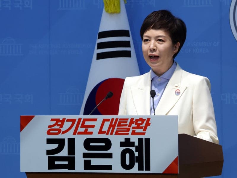 김은혜, 국민의힘 경기도당위원장 출마 선언…2028 총선서 경기 의석 과반 탈환