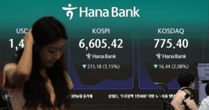 코스닥 5%대 급락, 올해 10번째 매도 사이드카 발동