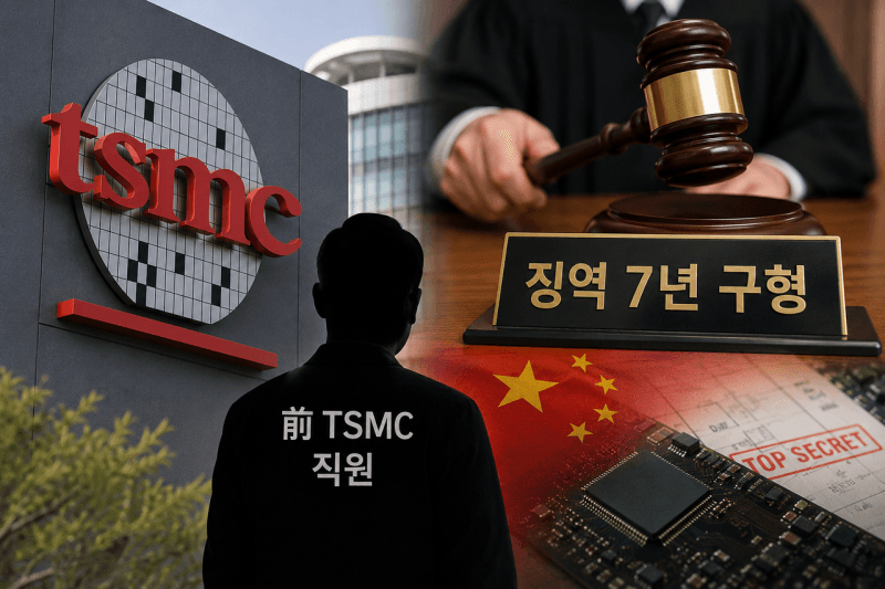 대만 검찰, 반도체 기밀 중국 유출 시도한 TSMC 전 직원 징역 7년 구형