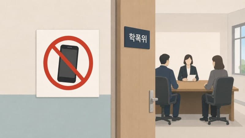 학폭위 참석자 휴대전화 강제 수거는 인권침해…인권위, 관행 개선 권고
