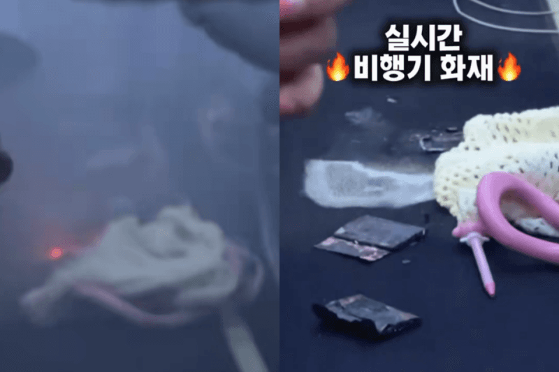 티웨이항공 기내서 보조배터리 발화 소동…승무원 신속 대응으로 인명 피해 없어