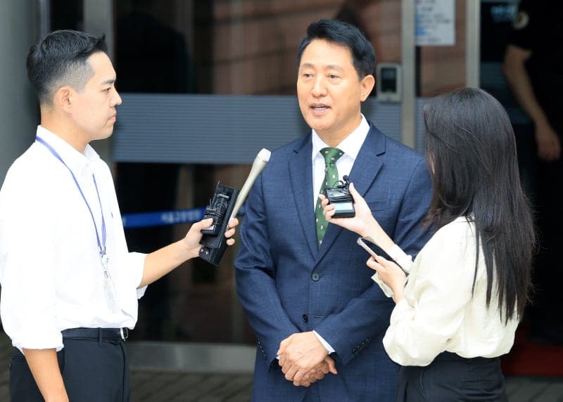 오세훈 서울시장, 정치자금법 위반 1심 벌금 1천만원 선고에 즉각 항소