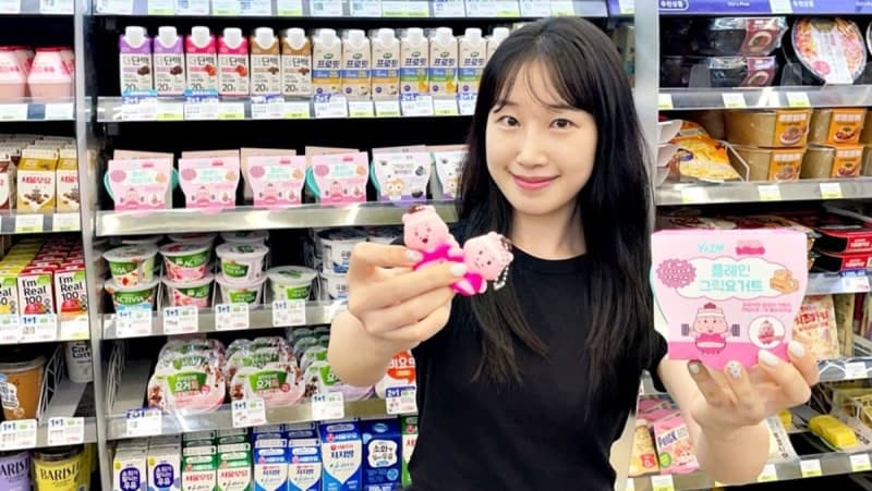 CU, '요요하마' 캐릭터 담은 그릭요거트 단독 출시