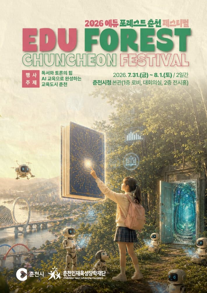 춘천 교육특구 3년 성과 공유…'2026 에듀포레스트 춘천 페스티벌' 개최