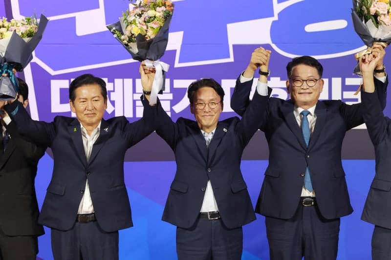 더불어민주당 8·17 전당대회 당대표 본선 김민석·정청래·송영길 3파전 확정