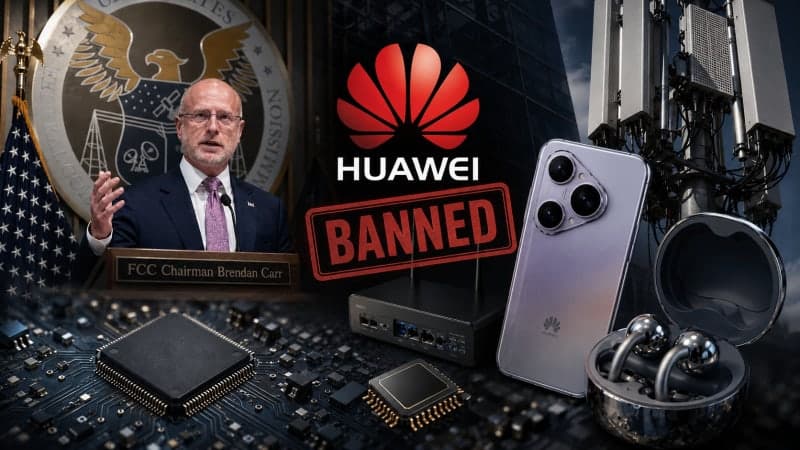 美 FCC, 화웨이·ZTE 부품 쓴 기기까지 판매 금지…공급망 규제 강화