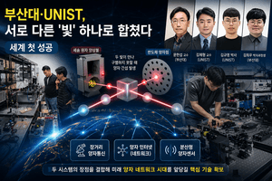 부산대·UNIST, 서로 다른 양자 플랫폼 빛 연결 세계 첫 성공