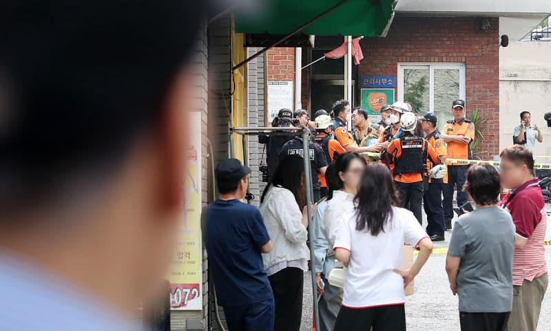 경산 아파트 관리실 방화 사건, 70대 입주민 계획 범행 정황 수사