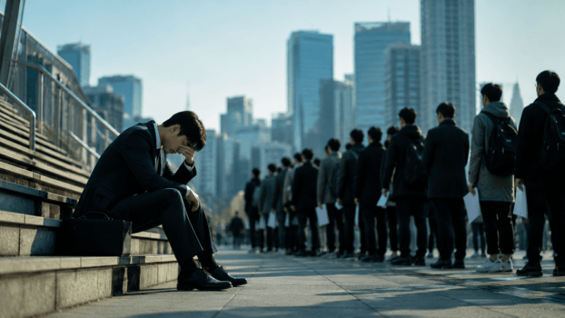 졸업 후 1년 넘게 일자리 못 찾은 청년 절반…금융위기 이후 최악의 고용난