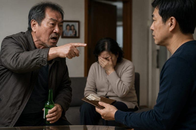 술·폭력 일삼던 아버지의 생활비 요구, 자녀의 부양 의무 있을까