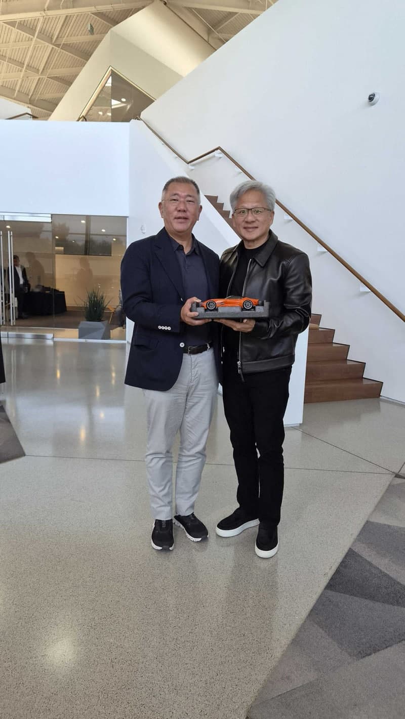 정의선·이재용·이해진, 美 엔비디아 본사서 젠슨 황과 'AI 동맹' 논의