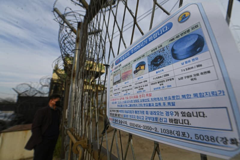 집중호우로 유실된 북한군 지뢰 주의보, 나무상자와 나뭇잎 모양 물체 발견 시 즉시 신고하세요