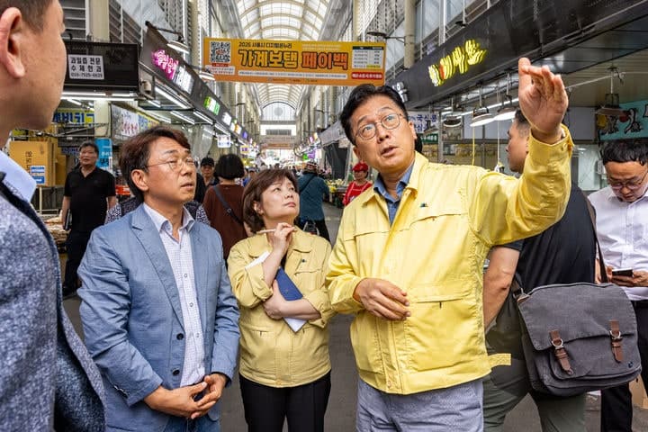 이병권 중기부 차관, 영천시장 찾아 화재·폭염 안전 점검 강화