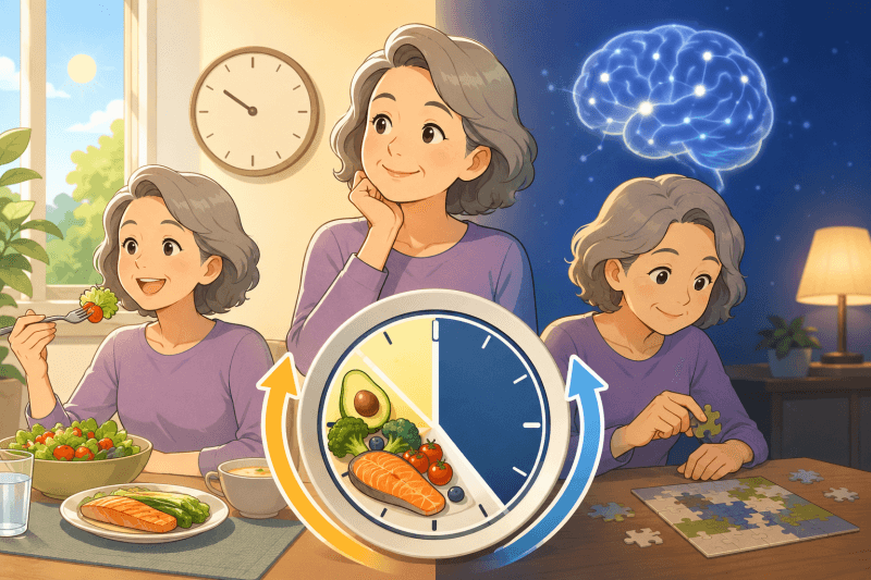 하루 9시간 식사 제한, 폐경 후 여성 인지기능 개선에 도움