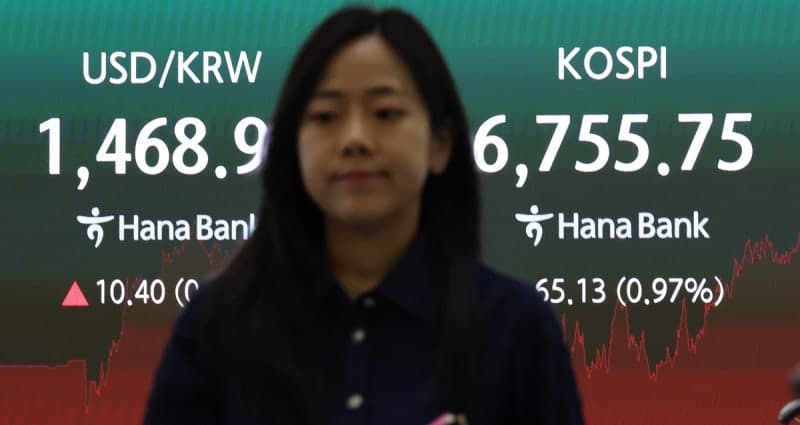 중동 리스크 완화에도 외국인 매도세에 원·달러 환율 1,468.5원 반등