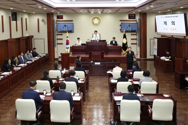 광명시의회, 제301회 임시회 폐회…조례안 등 28건 안건 처리
