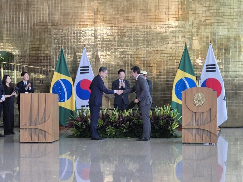 한국-브라질, 우주·에너지 등 7건 MOU 체결…경제협력 강화