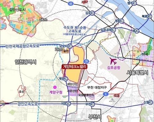 인천 계양테크노밸리 12월 첫 입주…3기 신도시 중 가장 빨라