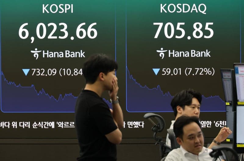 삼전·하닉 급락에 '29% 폭락' 레버리지 ETF 7300억 줍줍한 개미들
