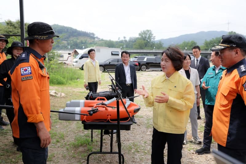 추미애 경기도지사, 양평 광탄리유원지 찾아 여름철 물놀이 안전 점검