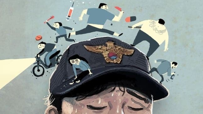 여교사 불법촬영한 아들 휴대전화 부순 경찰관…증거인멸 혐의 입건