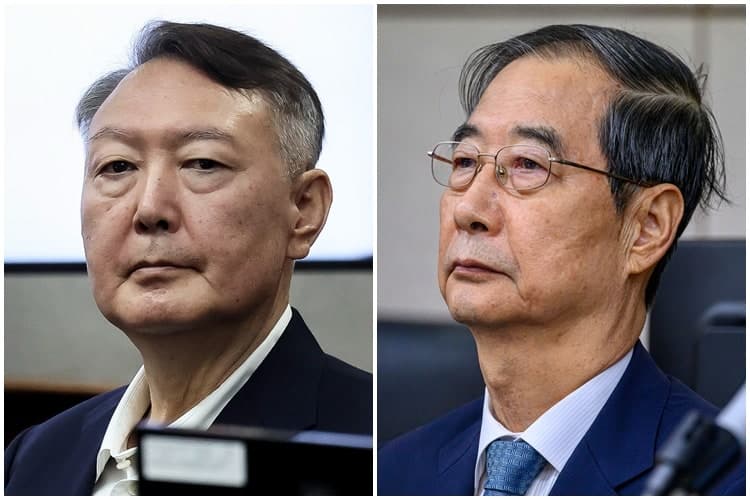 윤석열 위증 혐의 항소심에 한덕수 증인 출석…대부분 증언 거부