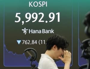 삼성전자·SK하이닉스 13~14% 역대급 폭락…외국인 5조원 대거 매도