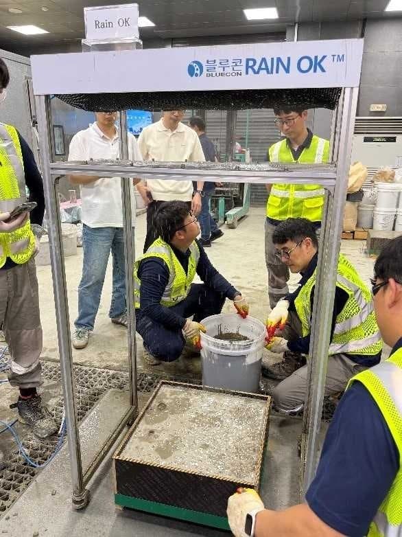 삼표산업, 폭염·장마에도 끄떡없는 특수 콘크리트 2종 성능 검증
