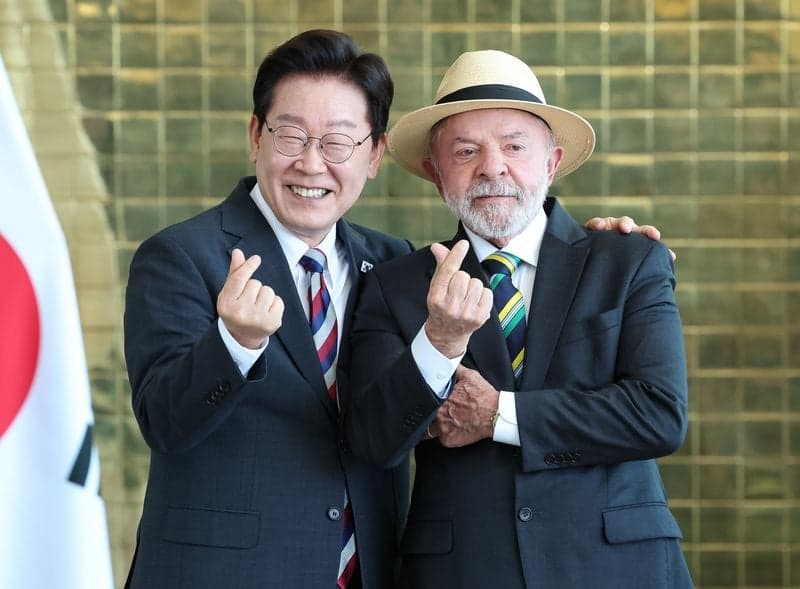 이재명 대통령-룰라 정상회담, 136분간 심도 있는 논의로 '한-브라질 경제 동반성장' 약속