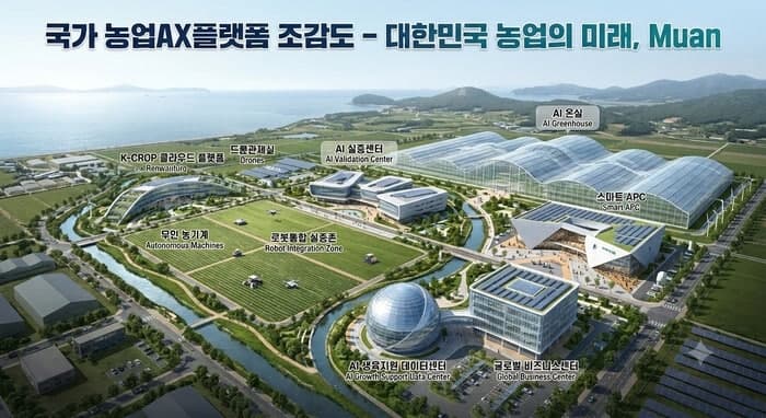 전남광주통합특별시, 무안에 2546억 규모 국가 농업AX플랫폼 구축