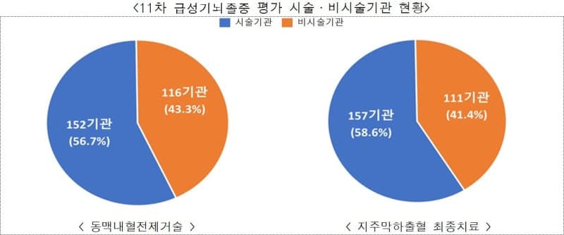 급성기 뇌졸중 1등급 병원 112곳…구급차 이용 시 응급실 도착 7시간 단축