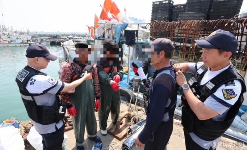 8월부터 어선 구명조끼 미착용 집중 단속…가을철 안전관리 강화