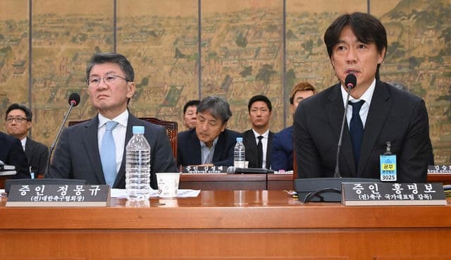 정몽규·홍명보, 월드컵 성적 부진 사과…감독 선임 특혜 의혹은 전면 부인