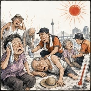 122년 만의 기록적 폭염 부산, 사상 첫 '폭염중대경보' 발효