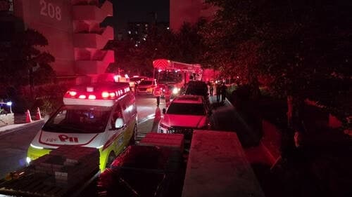 고양시 덕양구 아파트 7층서 화재…주민 2명 부상·10명 대피
