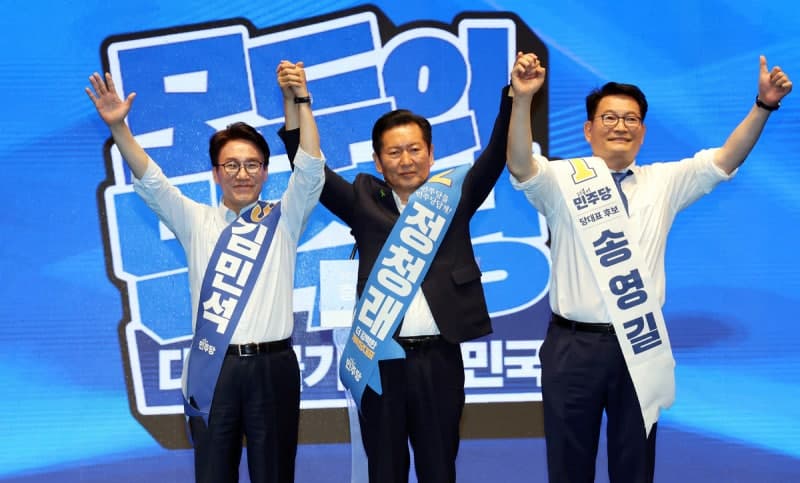 민주당 당권 경쟁, '친명 적통' '개혁' '연임' 격돌
