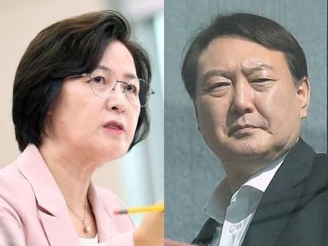 추미애 "검찰은 구조적 병폐 집단, 윤석열은 검찰주의자의 방패일 뿐"