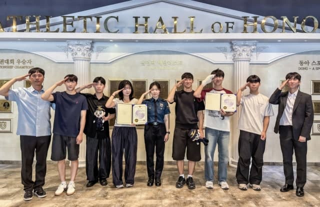 동아대 태권도학과 시범단, 부산강서경찰서와 ‘마약 격파’ 홍보영상 제작