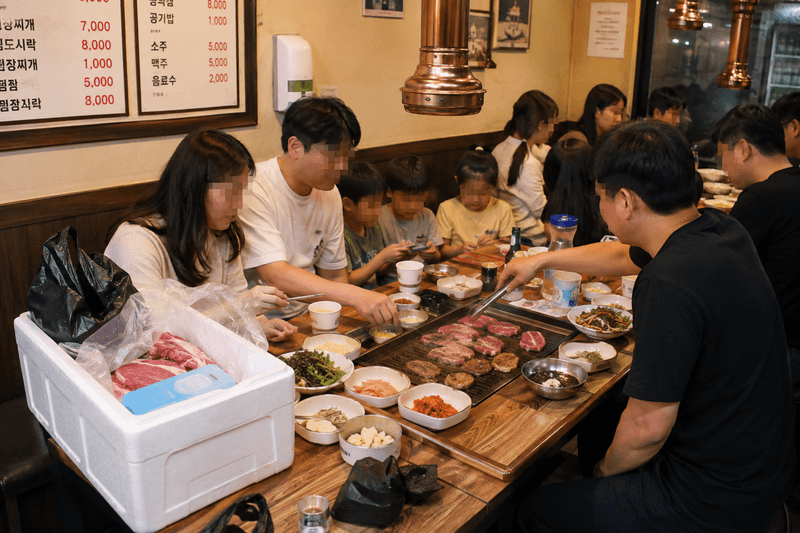 고깃집서 몰래 고기 구워 먹고 '별점 테러'까지…업주 법적 대응 검토