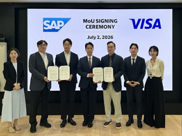 SAP코리아-비자 손잡고 기업 디지털 전환 및 B2B 결제 혁신 나선다