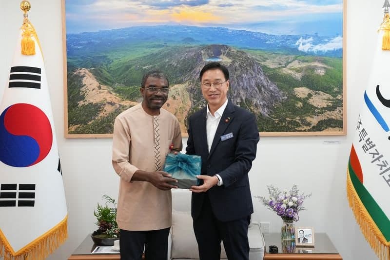 위성곤 제주지사, 유네스코 세계자연유산 컨퍼런스 제주 개최 제안
